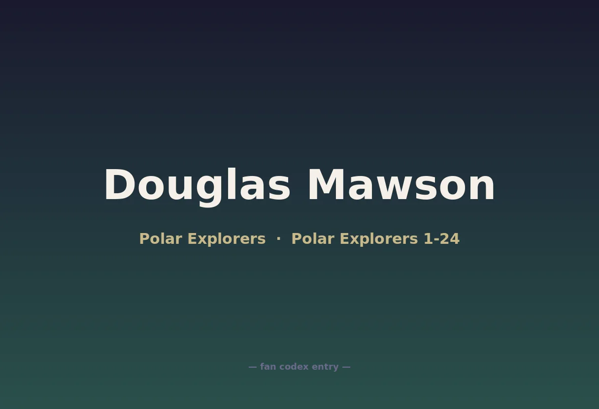 Douglas Mawson